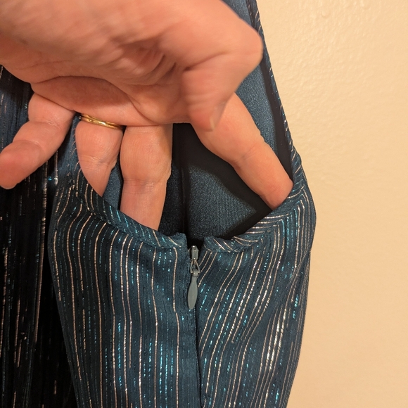 Anthropologie Ranna Gill Celestial Halter Maxi Gown Dress - Picture 9 of 11